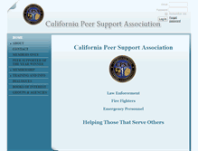 Tablet Screenshot of californiapeersupport.org